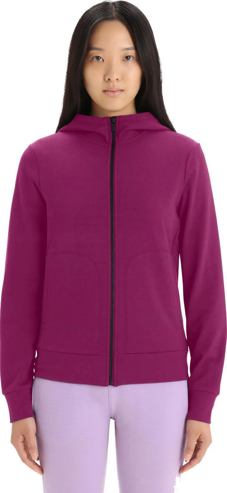 Central Classic LS Zip Hoodie - Womens - Image 10
