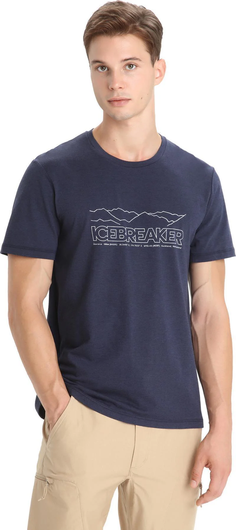 Central Classic SS Tee - Icebreaker Story - Mens - Image 3