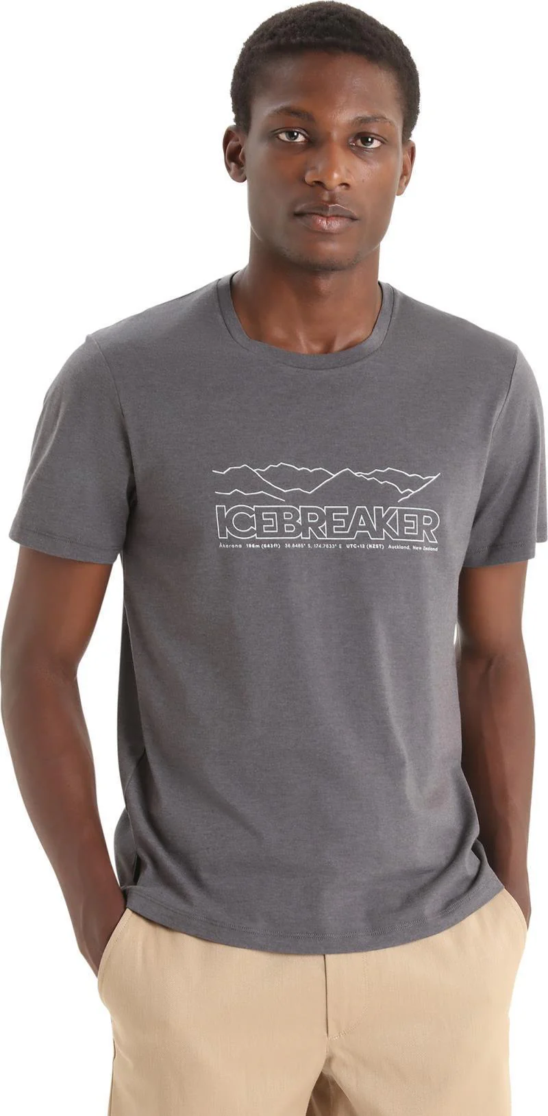 Central Classic SS Tee - Icebreaker Story - Mens - Image 6