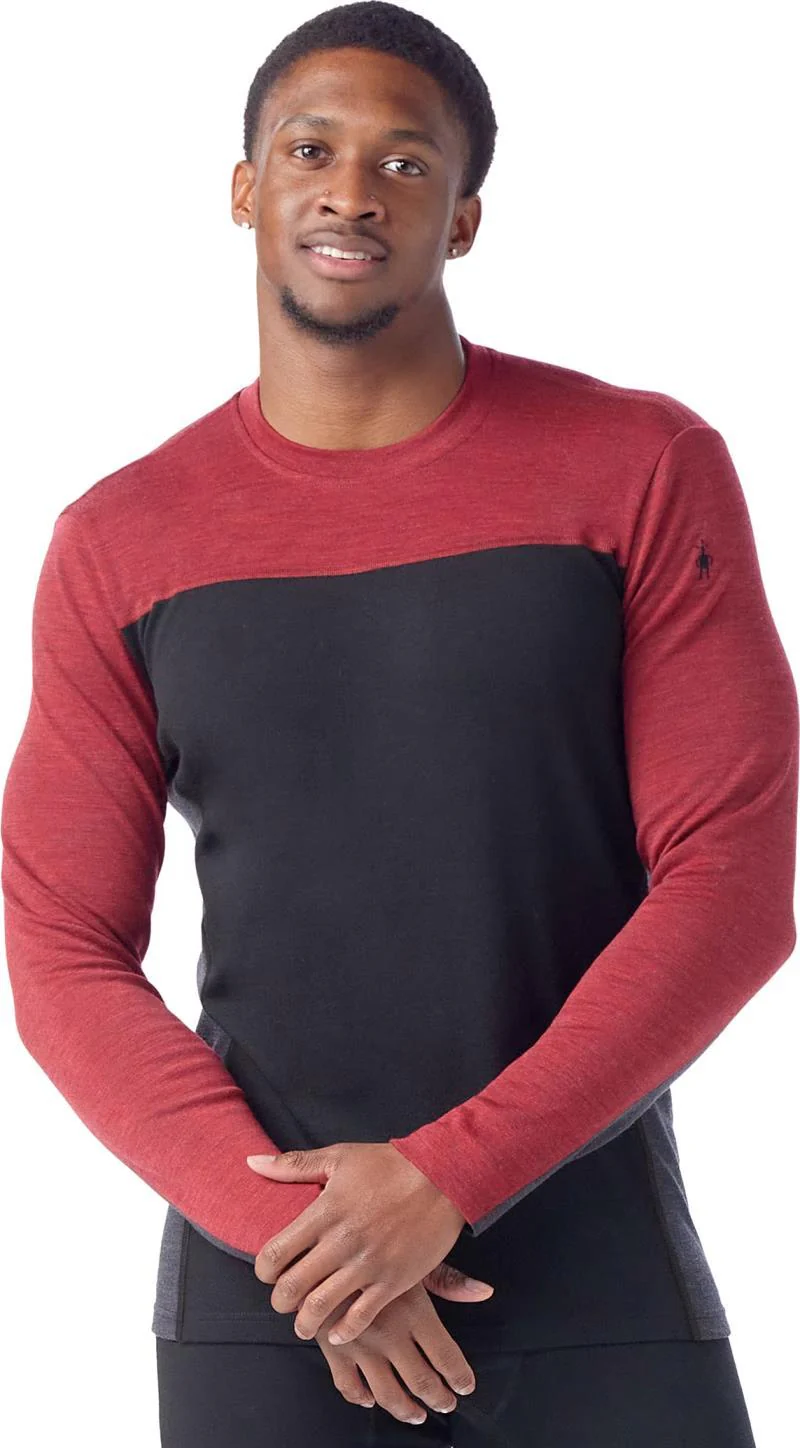 Classic Thermal Merino Base Layer Colorblock Crew - Mens - Image 5