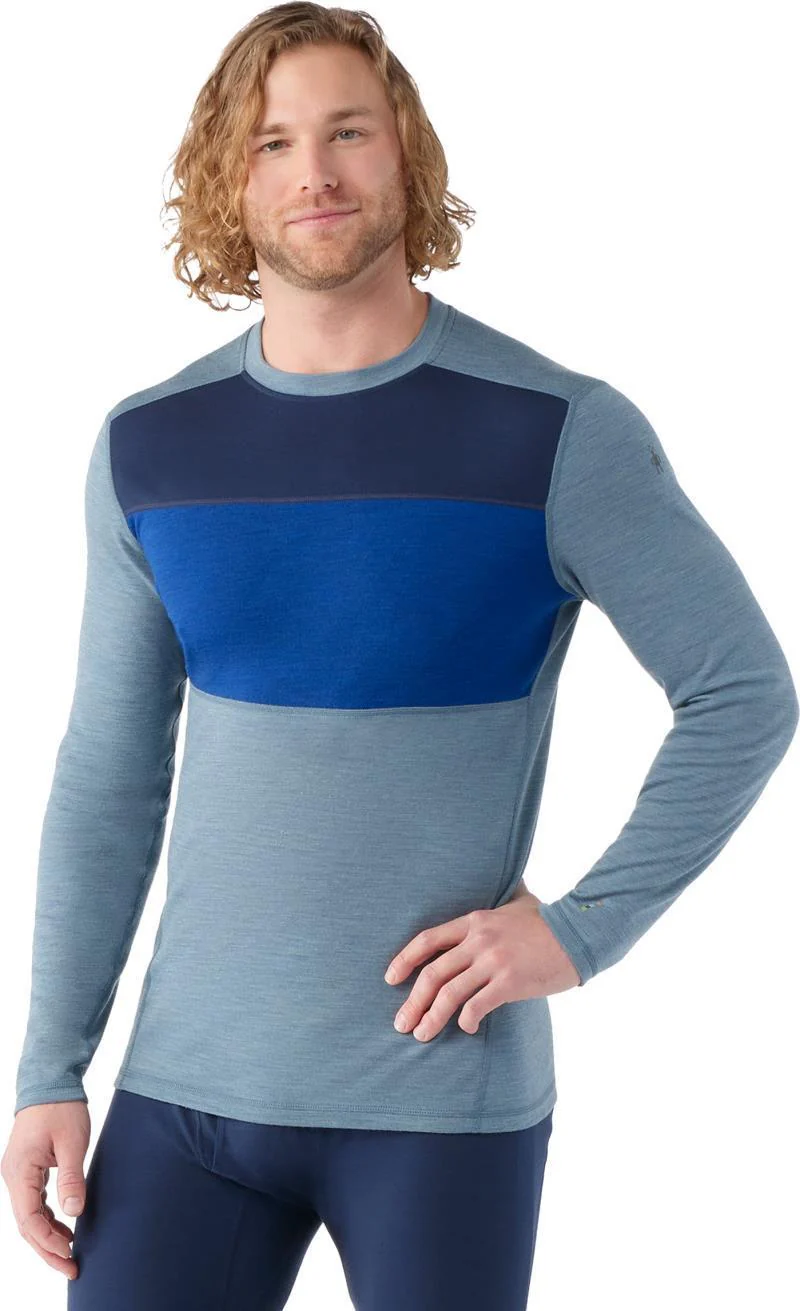 Classic Thermal Merino (250) Base Layer Colorblock Crew - Mens - Image 19