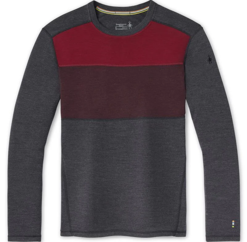 Classic Thermal Merino (250) Base Layer Colorblock Crew - Mens - Image 27