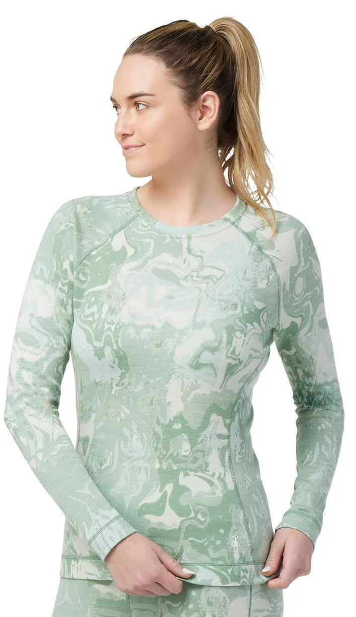 Classic Thermal Merino (250) Base Layer Pattern Crew - Womens - Image 75