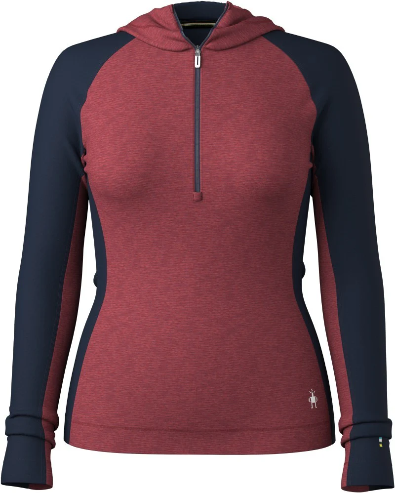 Classic Thermal Merino Base Layer 1/2 Zip Hoodie - Womens - Image 4