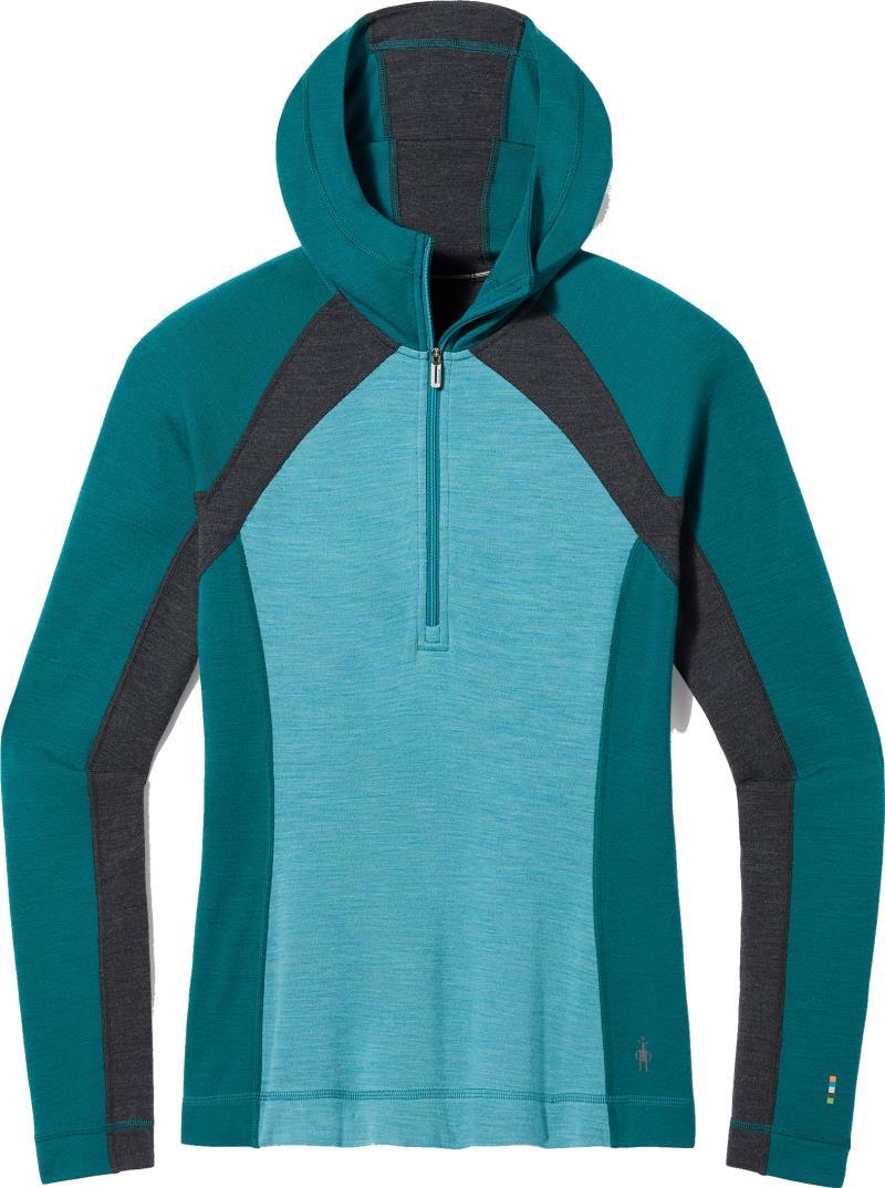 Classic Thermal Merino Base Layer 1/2 Zip Hoodie - Womens