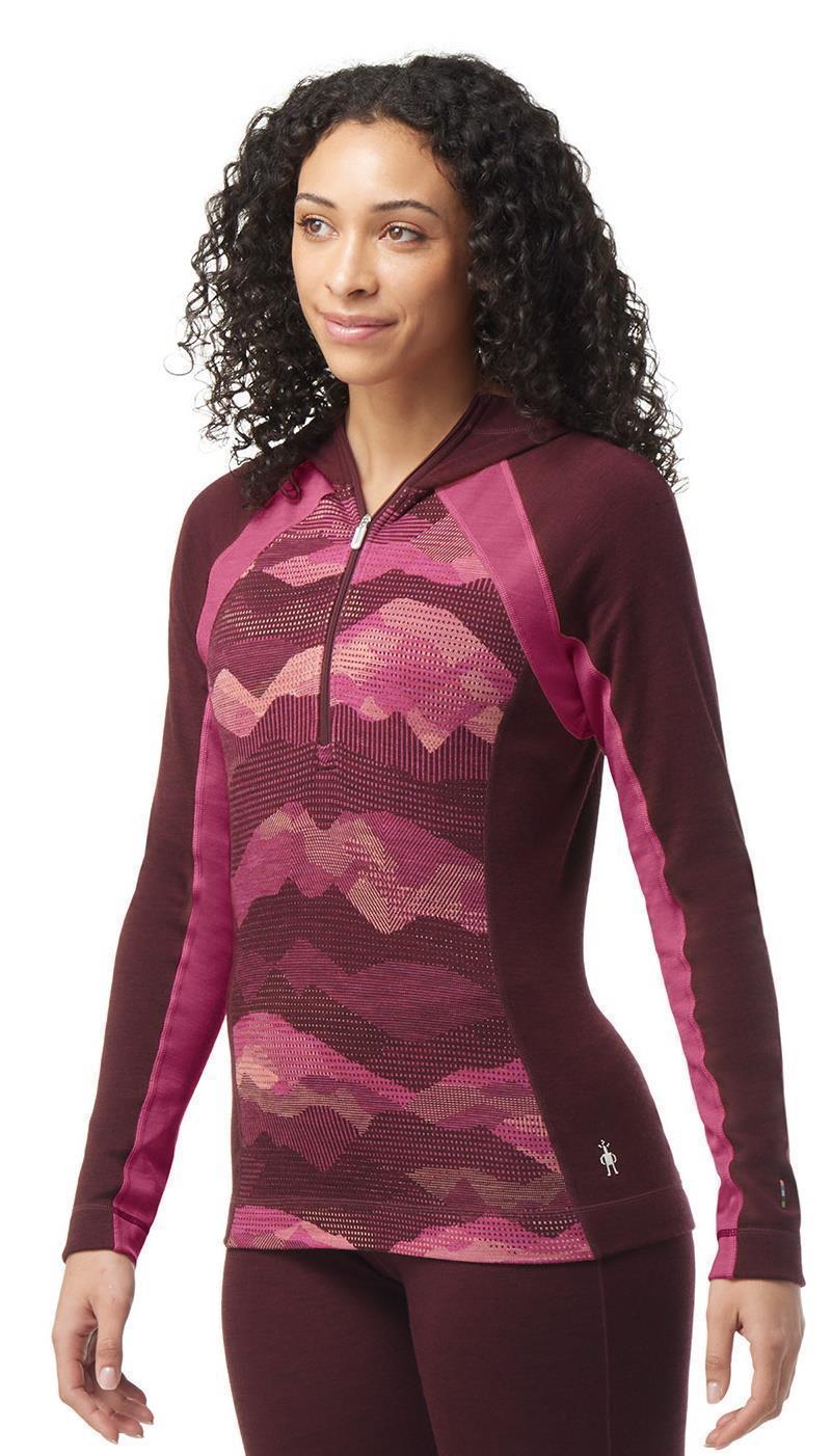Classic Thermal Merino Base Layer 1/2 Zip Hoodie - Womens - Image 5
