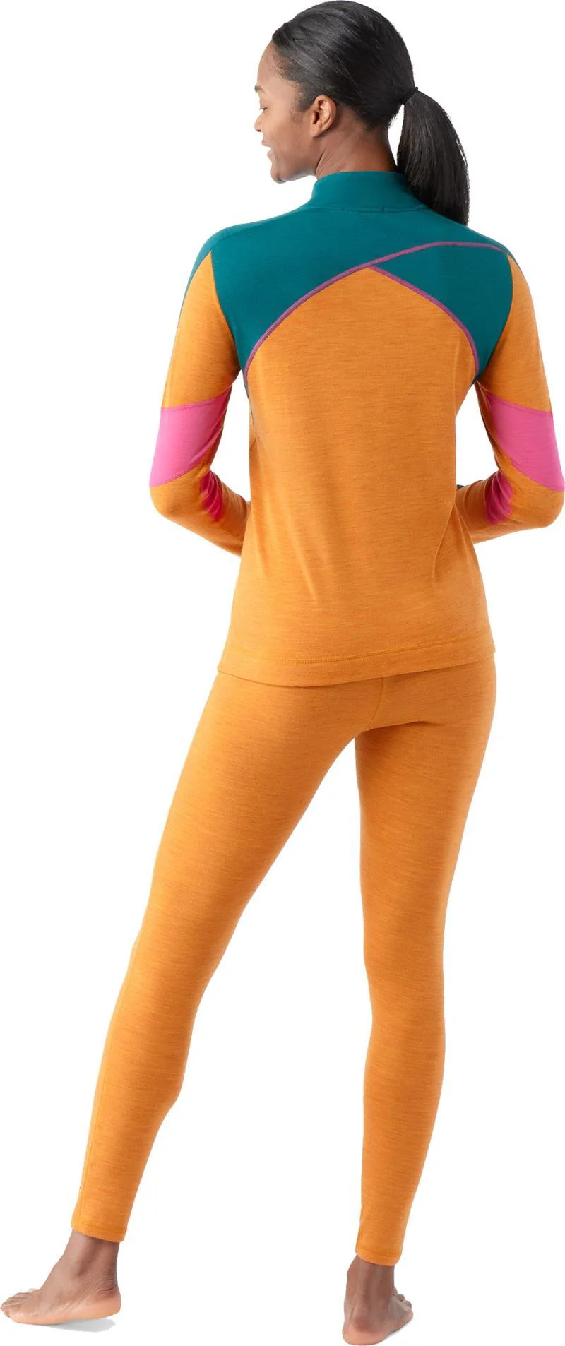 Classic Thermal Merino Base Layer Colorblock 1/4 Zip - Womens - Image 11