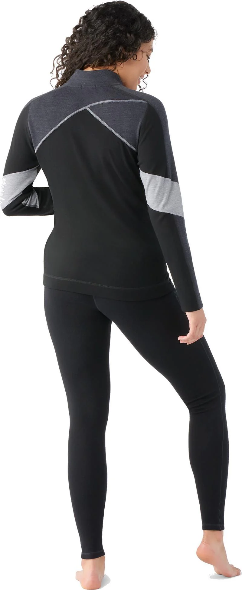 Classic Thermal Merino Base Layer Colorblock 1/4 Zip - Womens - Image 4