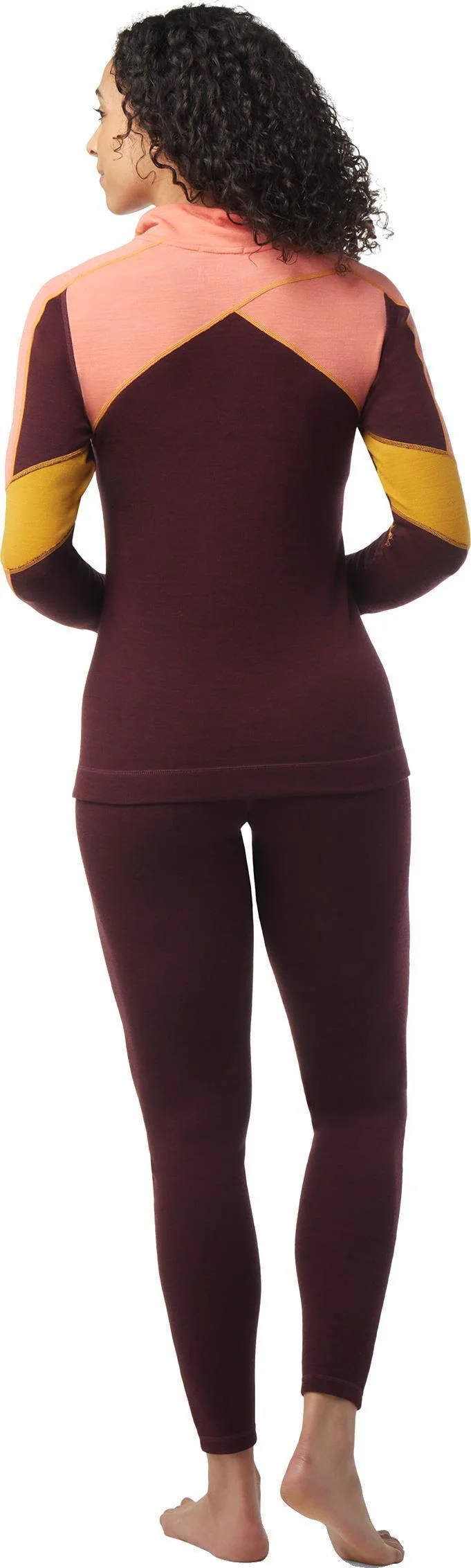 Classic Thermal Merino Base Layer Colorblock 1/4 Zip - Womens - Image 7