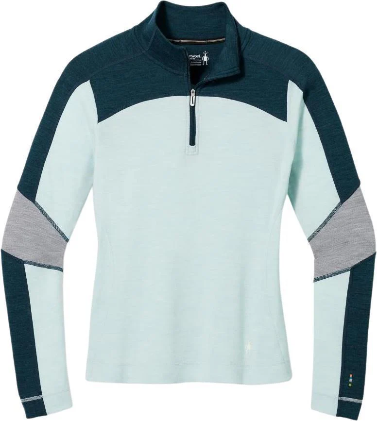 Classic Thermal Merino Base Layer Colorblock 1/4 Zip - Womens - Image 8