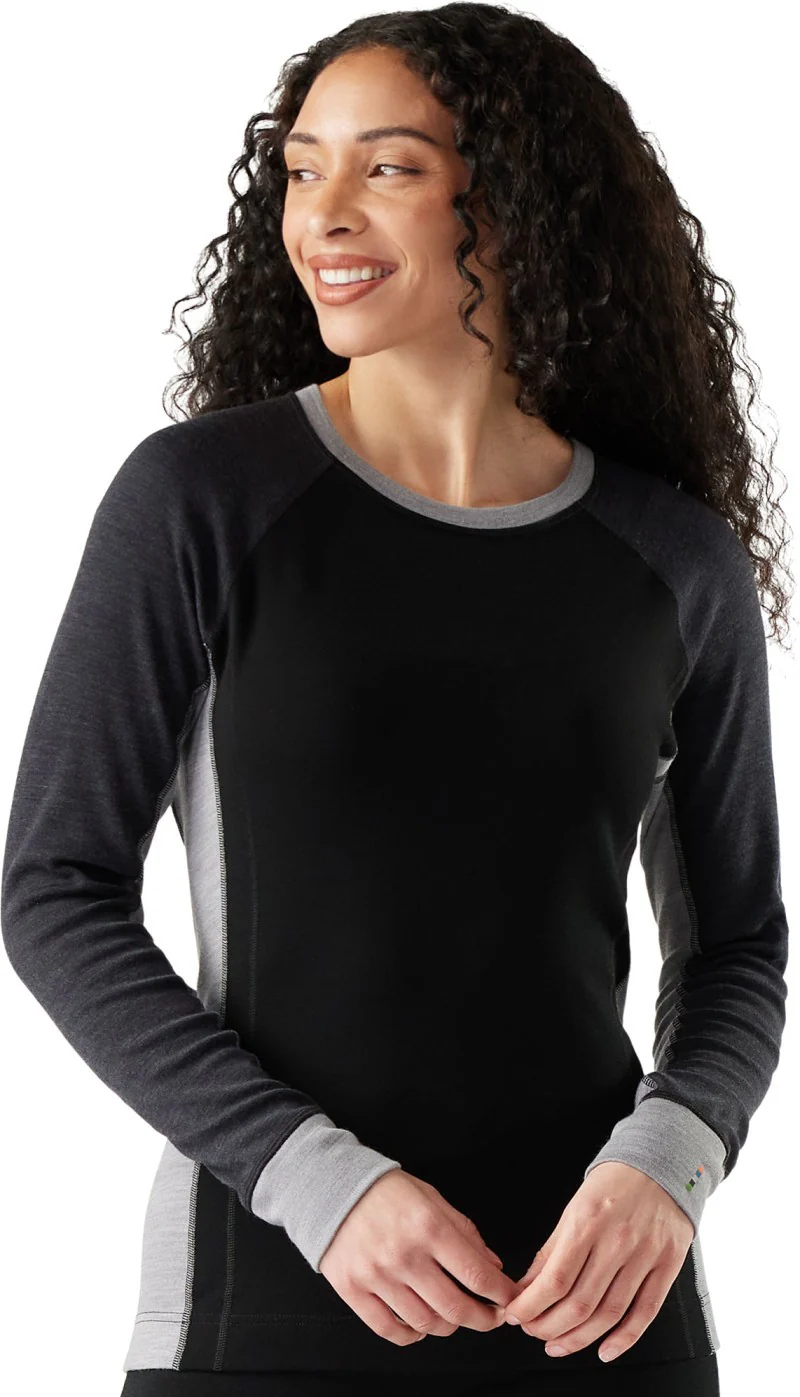 Classic Thermal Merino Base Layer Colorblock Crew - Womens - Image 8