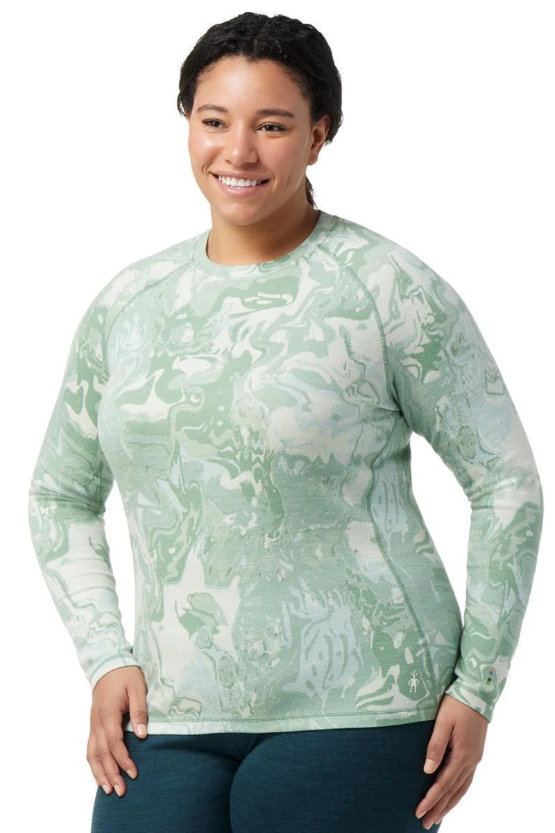 Classic Thermal Merino Base Layer Pattern Crew Plus - Womens - Image 11