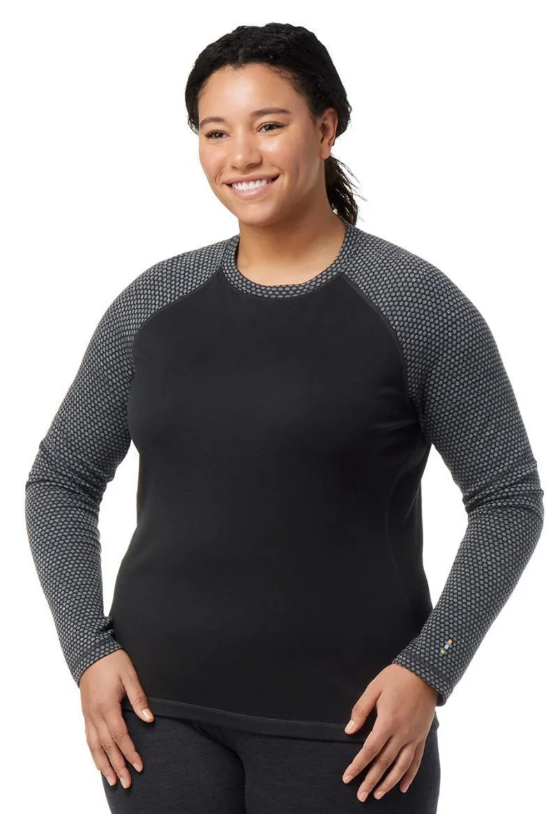 Classic Thermal Merino Base Layer Pattern Crew Plus - Womens - Image 2