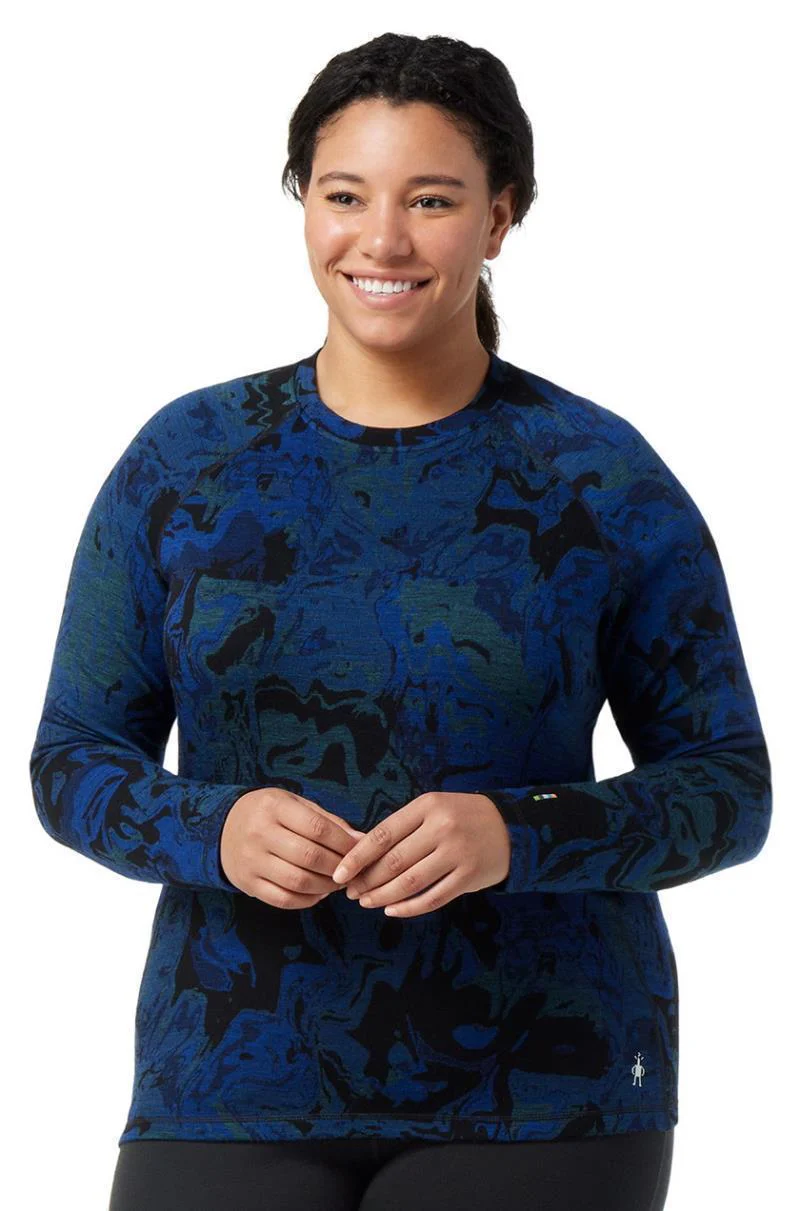 Classic Thermal Merino Base Layer Pattern Crew Plus - Womens - Image 5