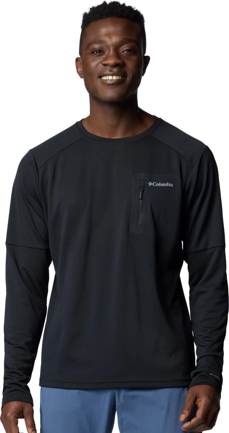Columbia Tech Knit LS Crew - Mens