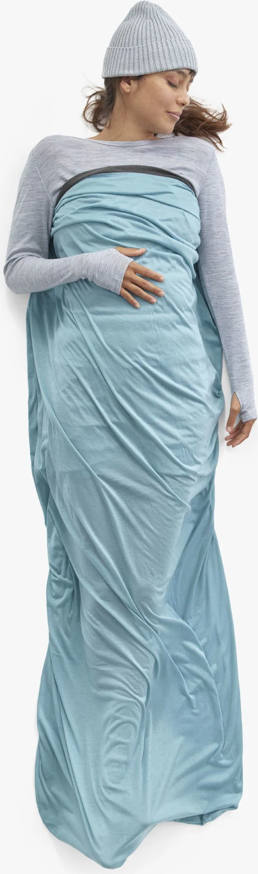 Comfort Blend Sleeping Bag Liner - Rectangular w/ Pillow Sleeve - Image 4