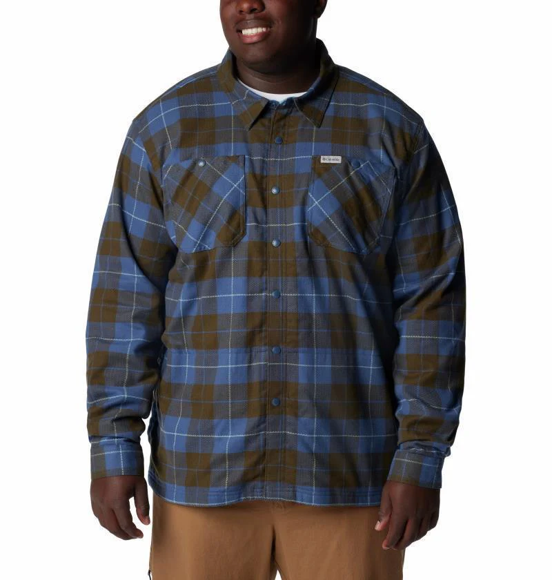 Cornell Woods Fleece Lined Shirt Jacket - Big - Mens - Image 11