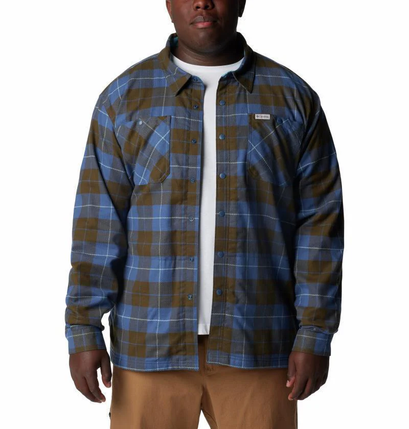Cornell Woods Fleece Lined Shirt Jacket - Big - Mens - Image 13