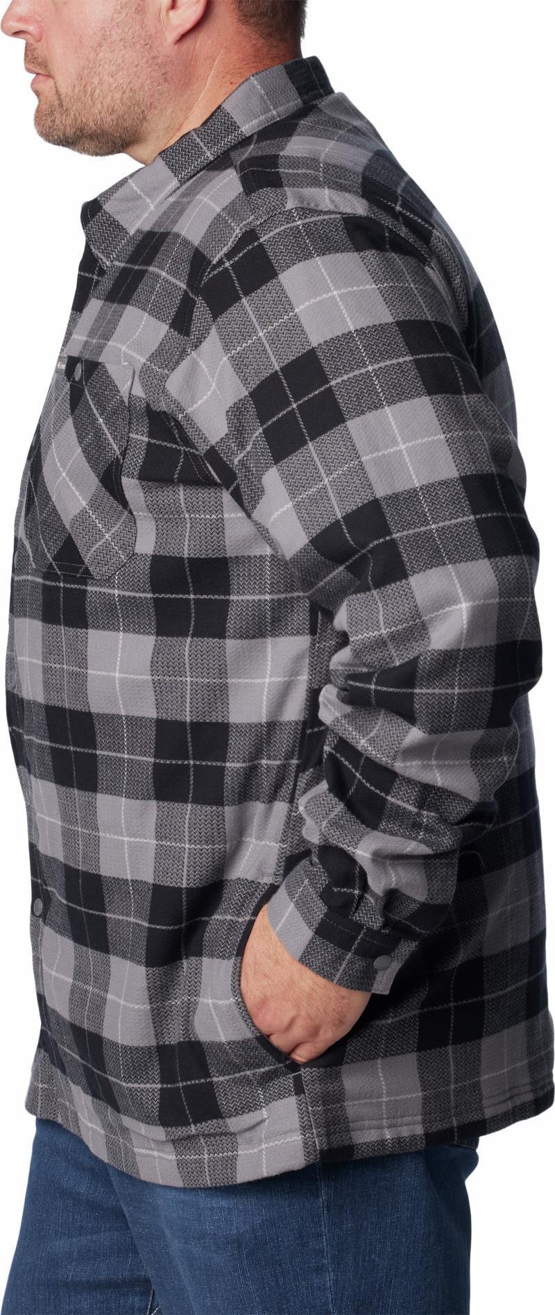 Cornell Woods Fleece Lined Shirt Jacket - Big - Mens - Image 6