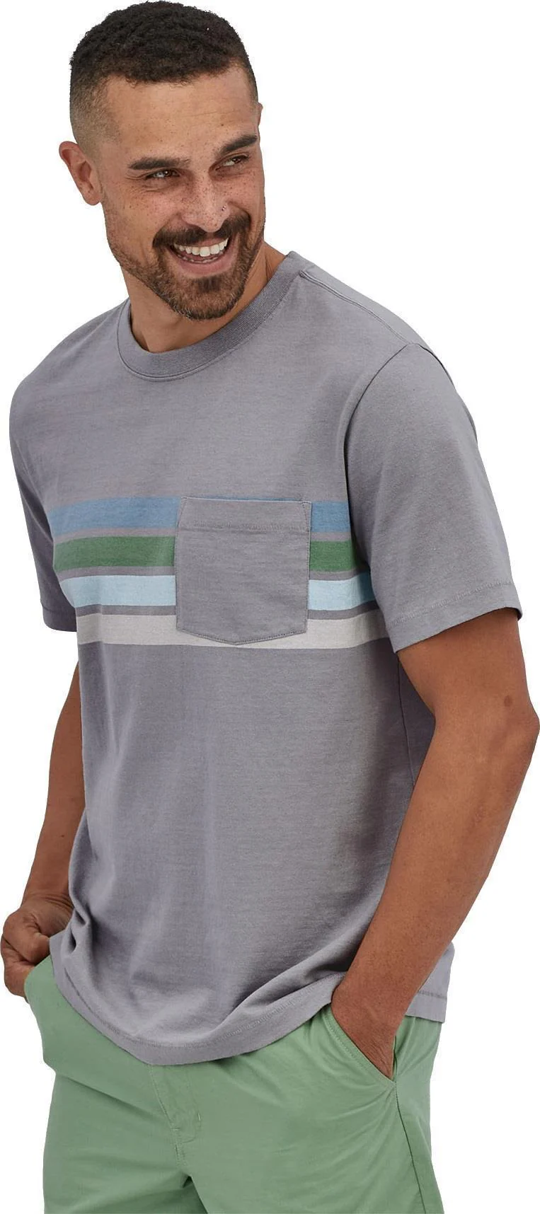 Midweight Daily Pocket Tee - Mens - Image 10