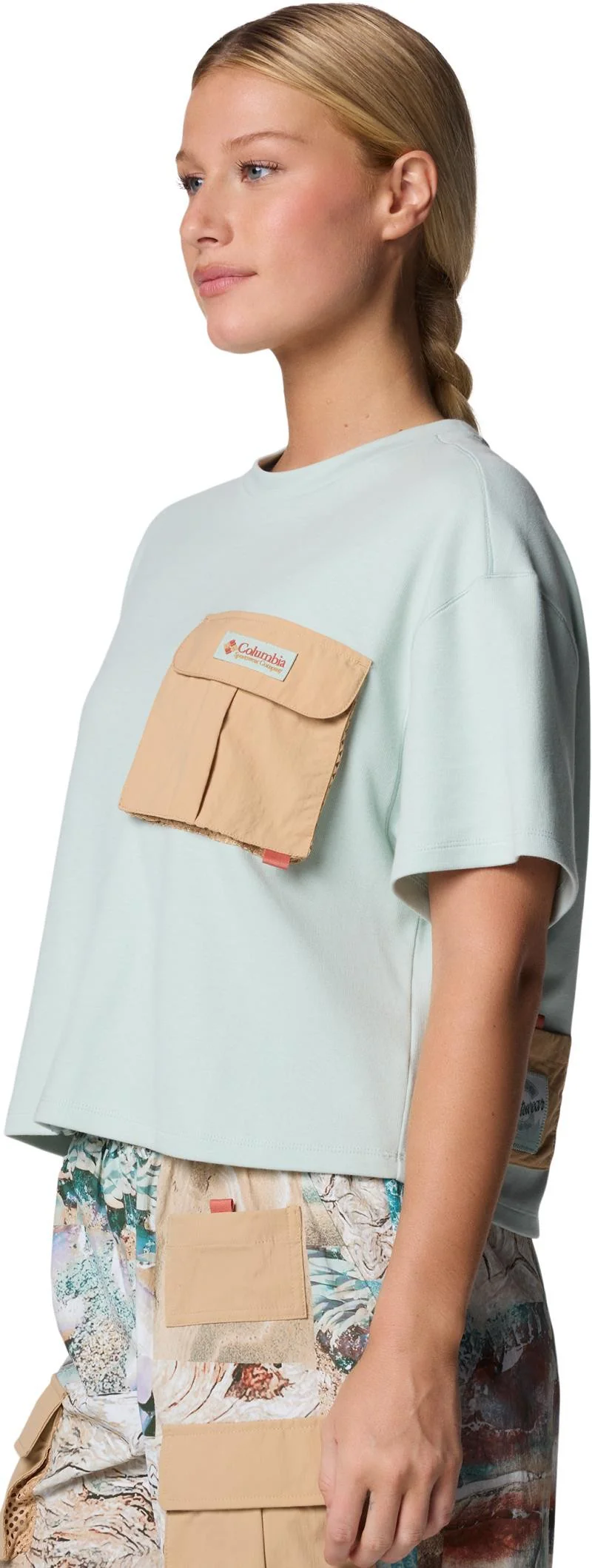 Cove Beach Cropped Pocket Tee - Womens - Image 2