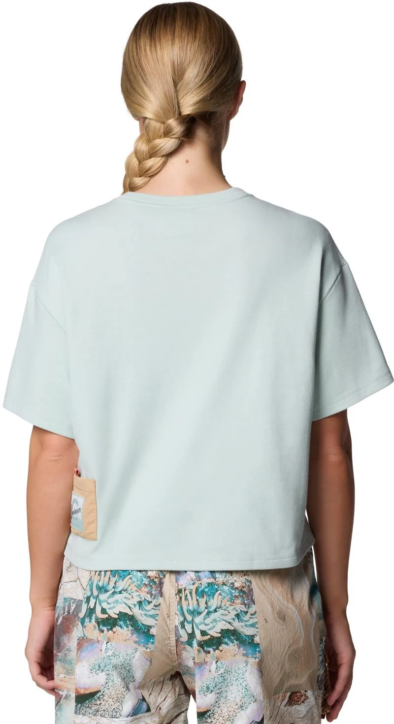 Cove Beach Cropped Pocket Tee - Womens - Image 3
