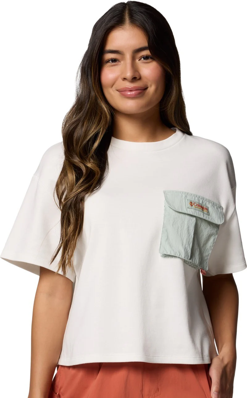 Cove Beach Cropped Pocket Tee - Womens - Image 5