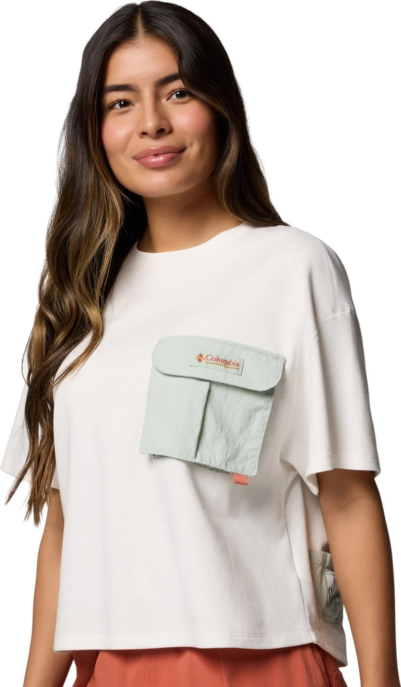 Cove Beach Cropped Pocket Tee - Womens - Image 6