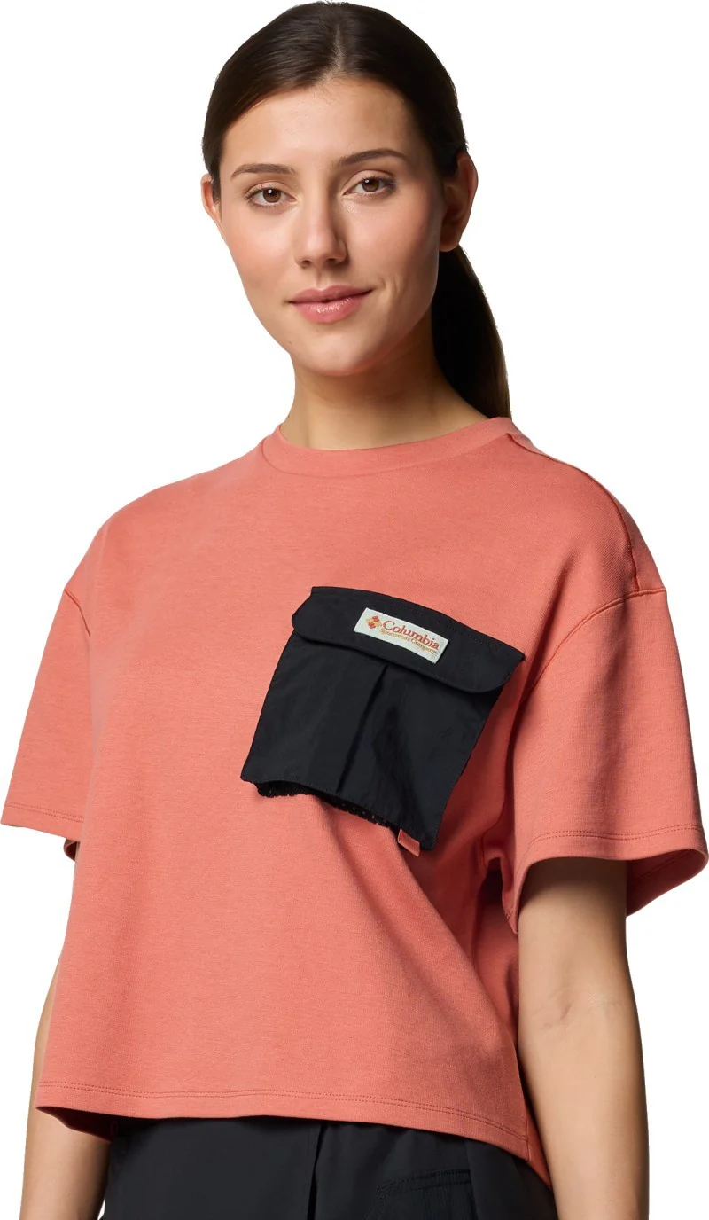 Cove Beach Cropped Pocket Tee - Womens - Image 9