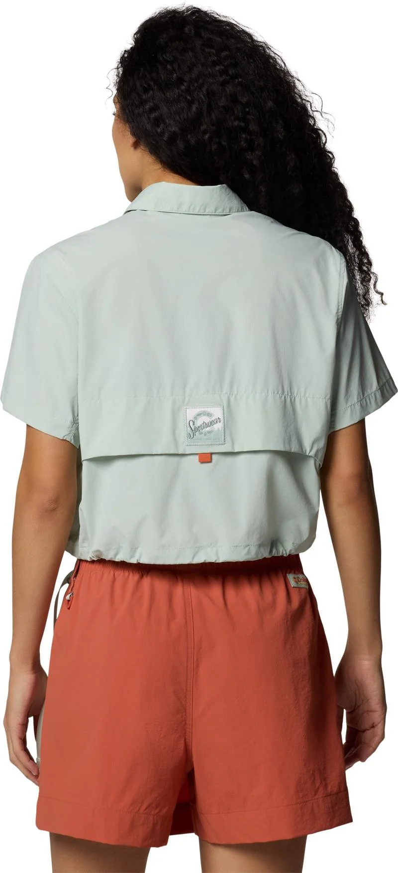 Cove Beach Woven Cropped SS - Womens - Image 6
