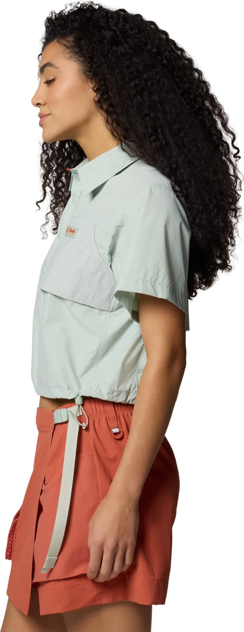 Cove Beach Woven Cropped SS - Womens - Image 7