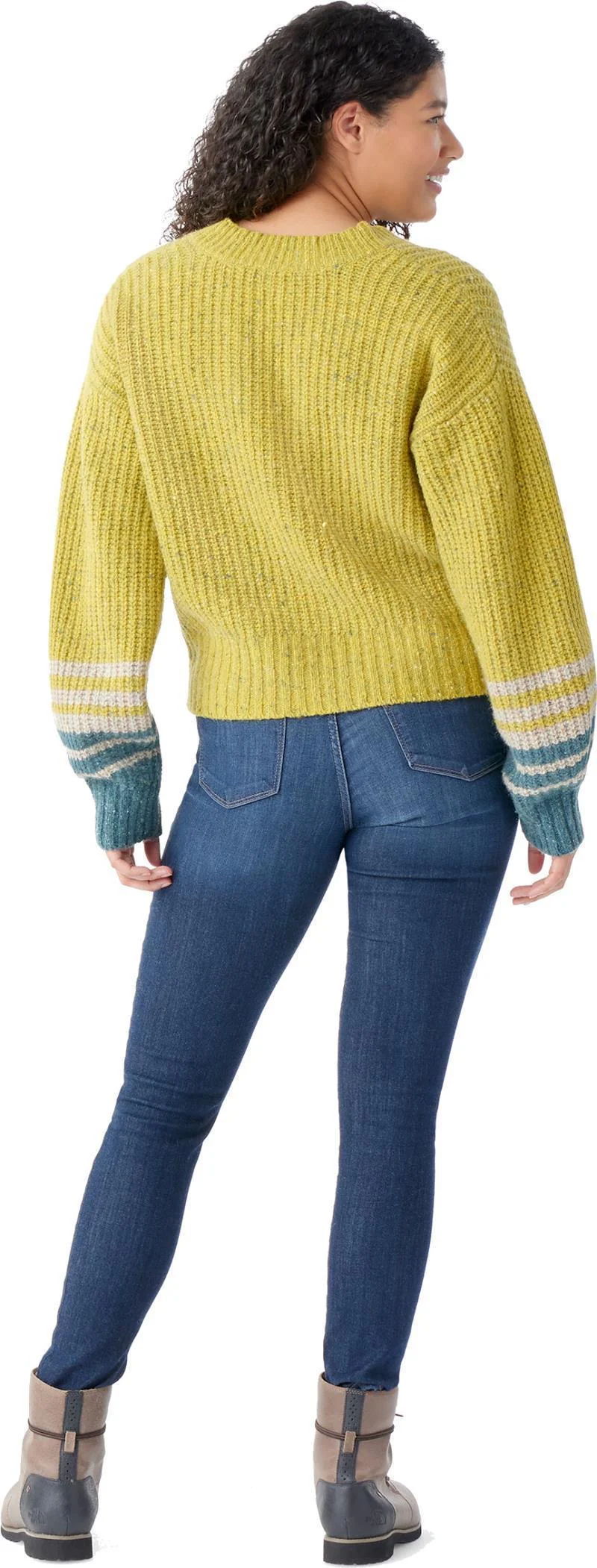 Cozy Lodge Cropped Cardigan Sweater - Womens - Image 3