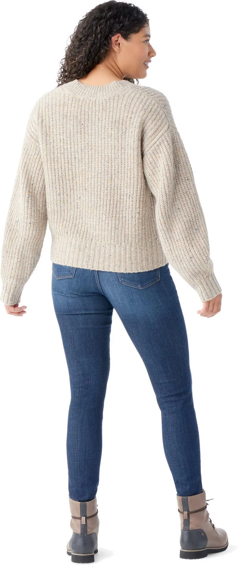 Cozy Lodge Cropped Cardigan Sweater - Womens - Image 6