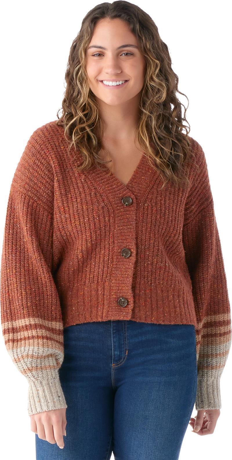 Cozy Lodge Cropped Cardigan Sweater - Womens - Image 8