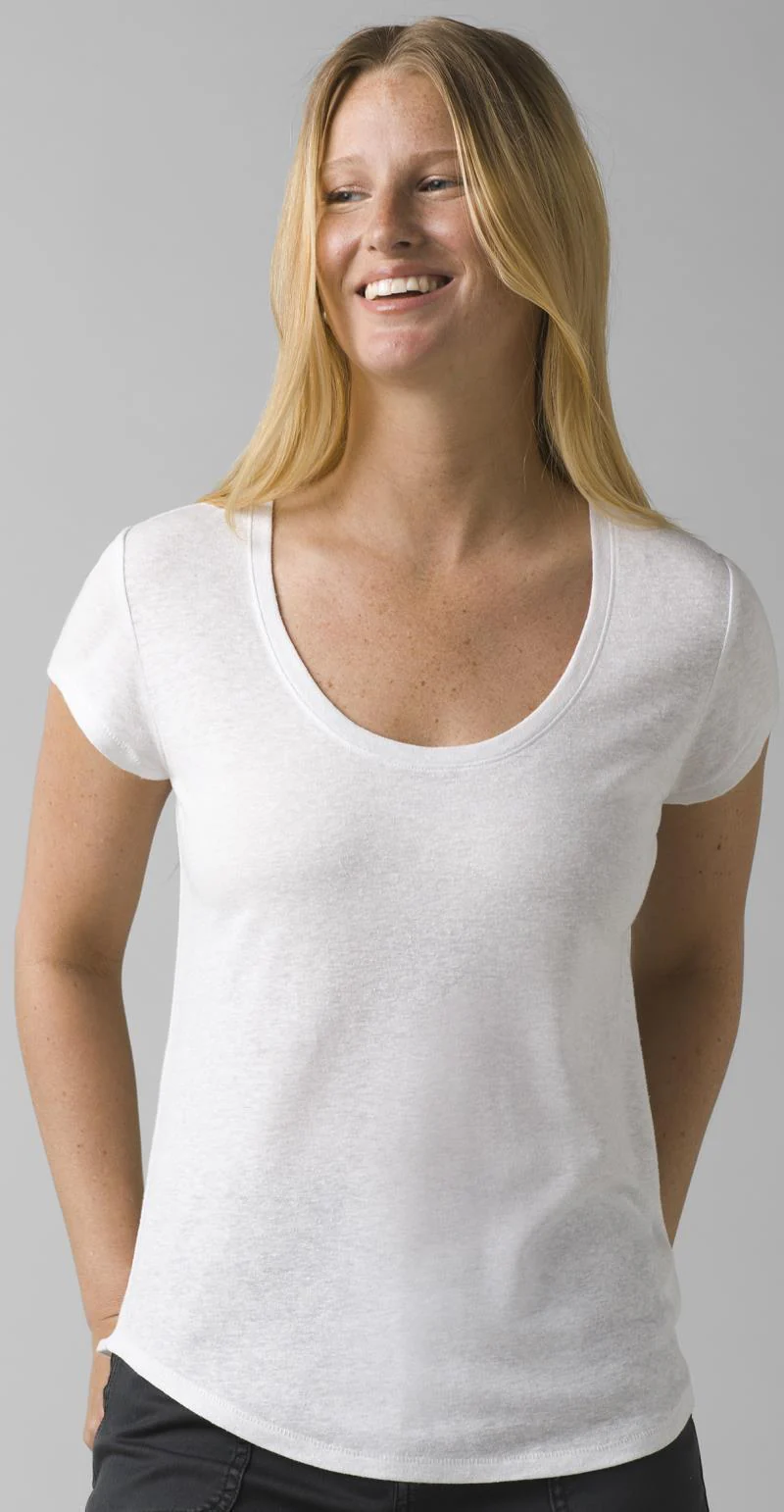 Cozy Up Scoop Neck Tee - Womens - Image 3