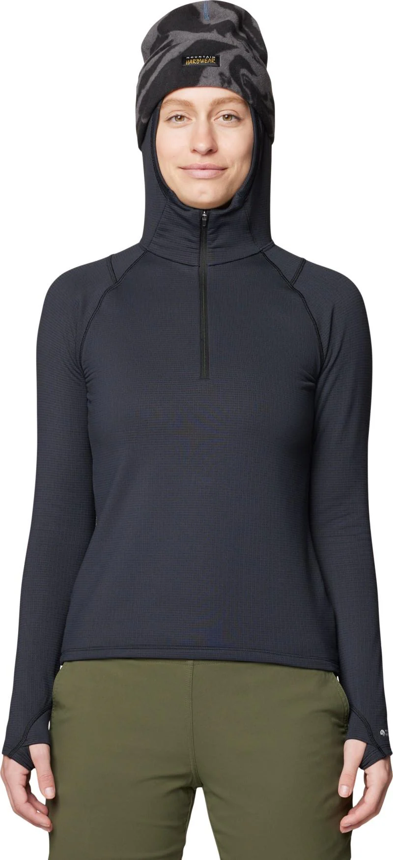 Crater Lake Heavyweight Half Zip Hoody - Womens - Image 3