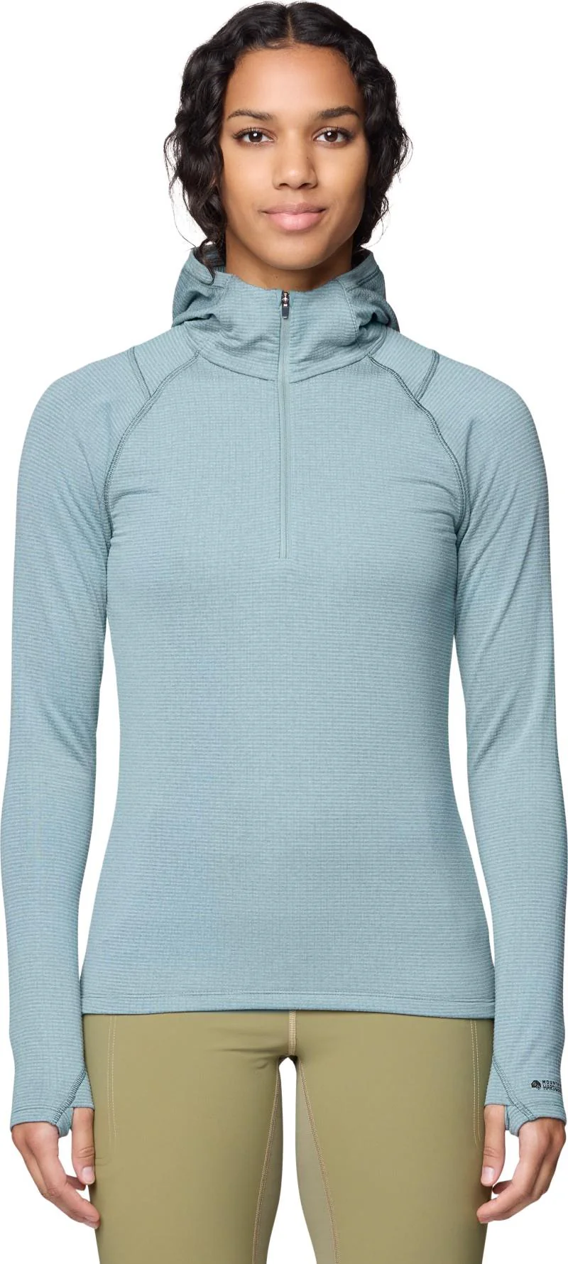 Crater Lake Heavyweight Half Zip Hoody - Womens - Image 5