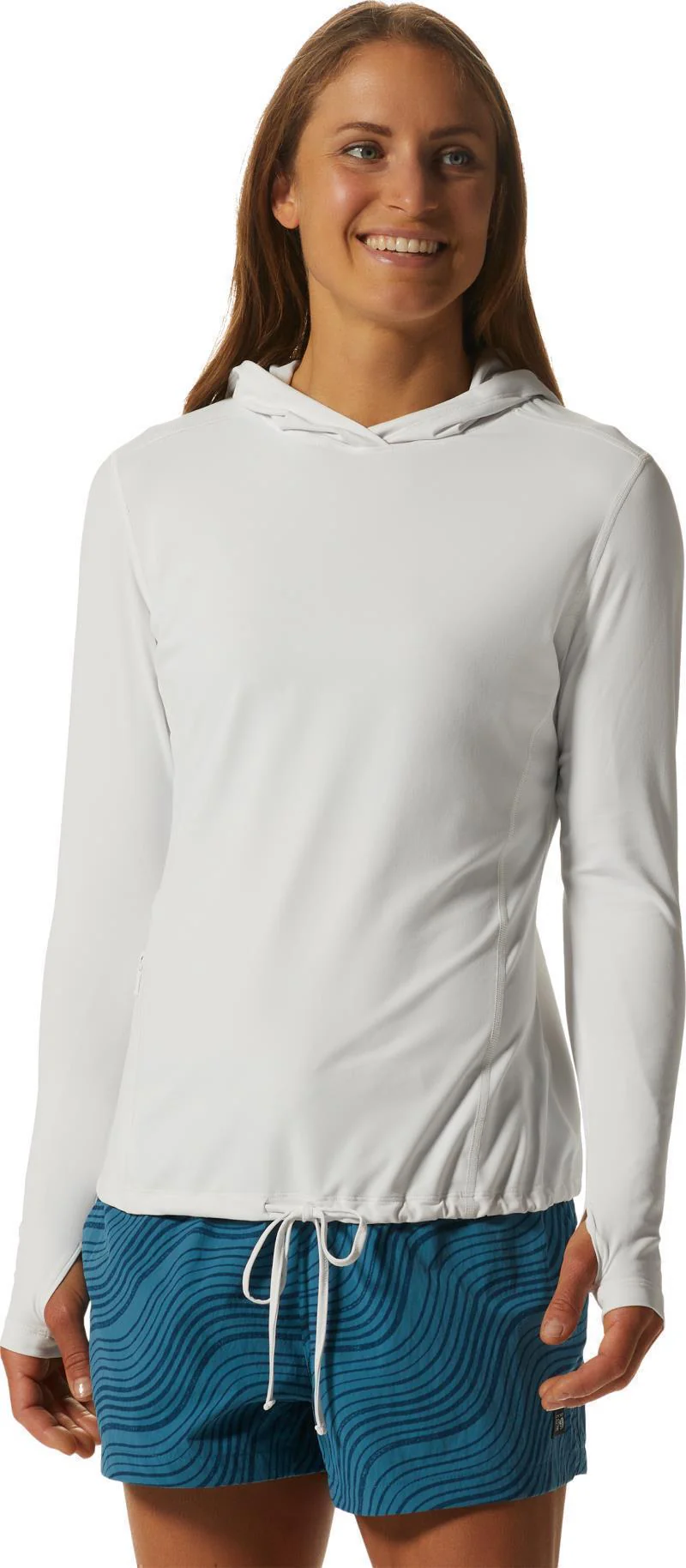 Crater Lake LS Hoody, Extended - Womens - Image 2