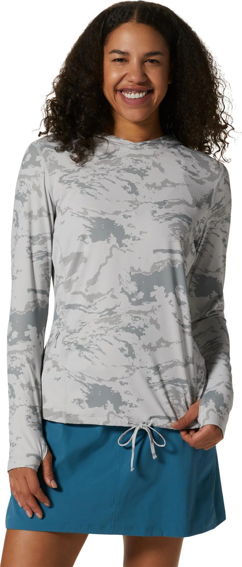 Crater Lake LS Hoody, Extended - Womens - Image 9