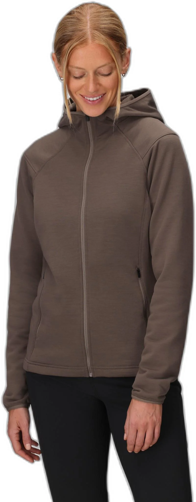 Crescent Fleece Full Zip Hoodie - Womens - Image 10