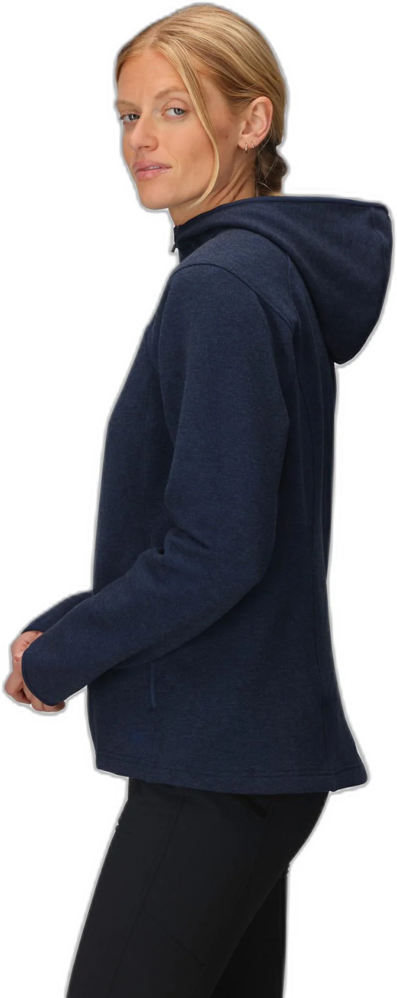 Crescent Fleece Full Zip Hoodie - Womens - Image 4