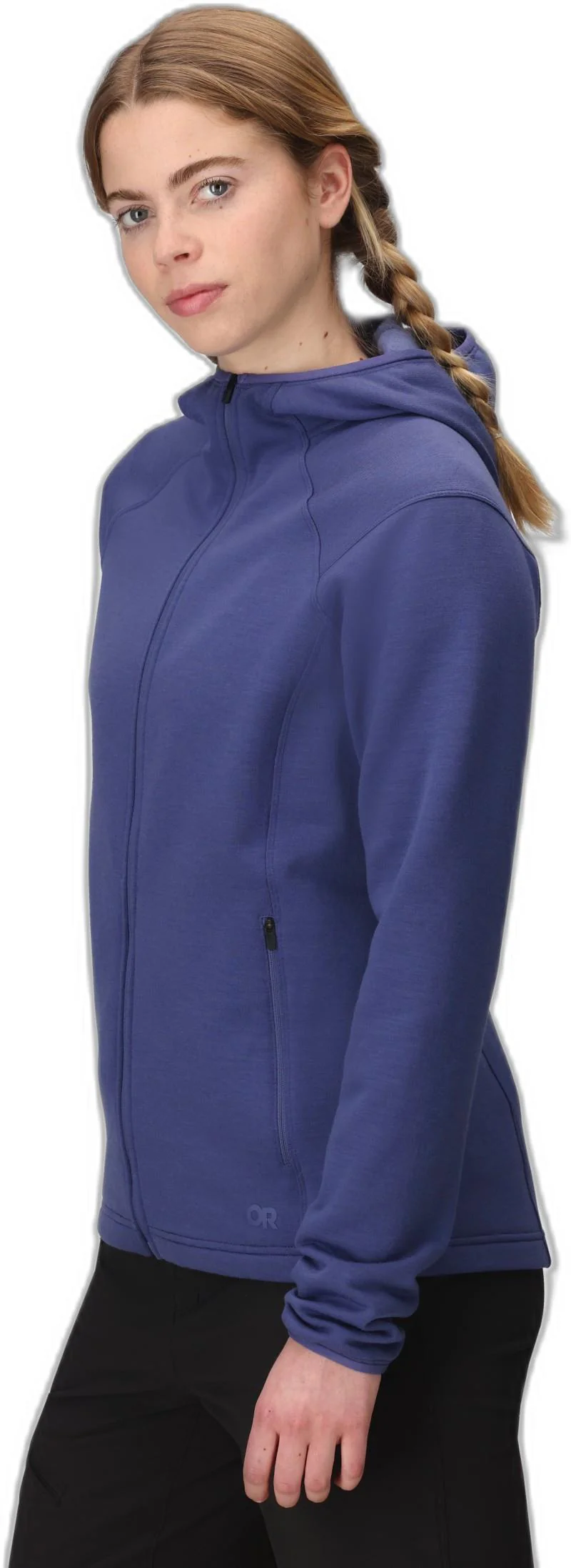 Crescent Fleece Full Zip Hoodie - Womens - Image 8