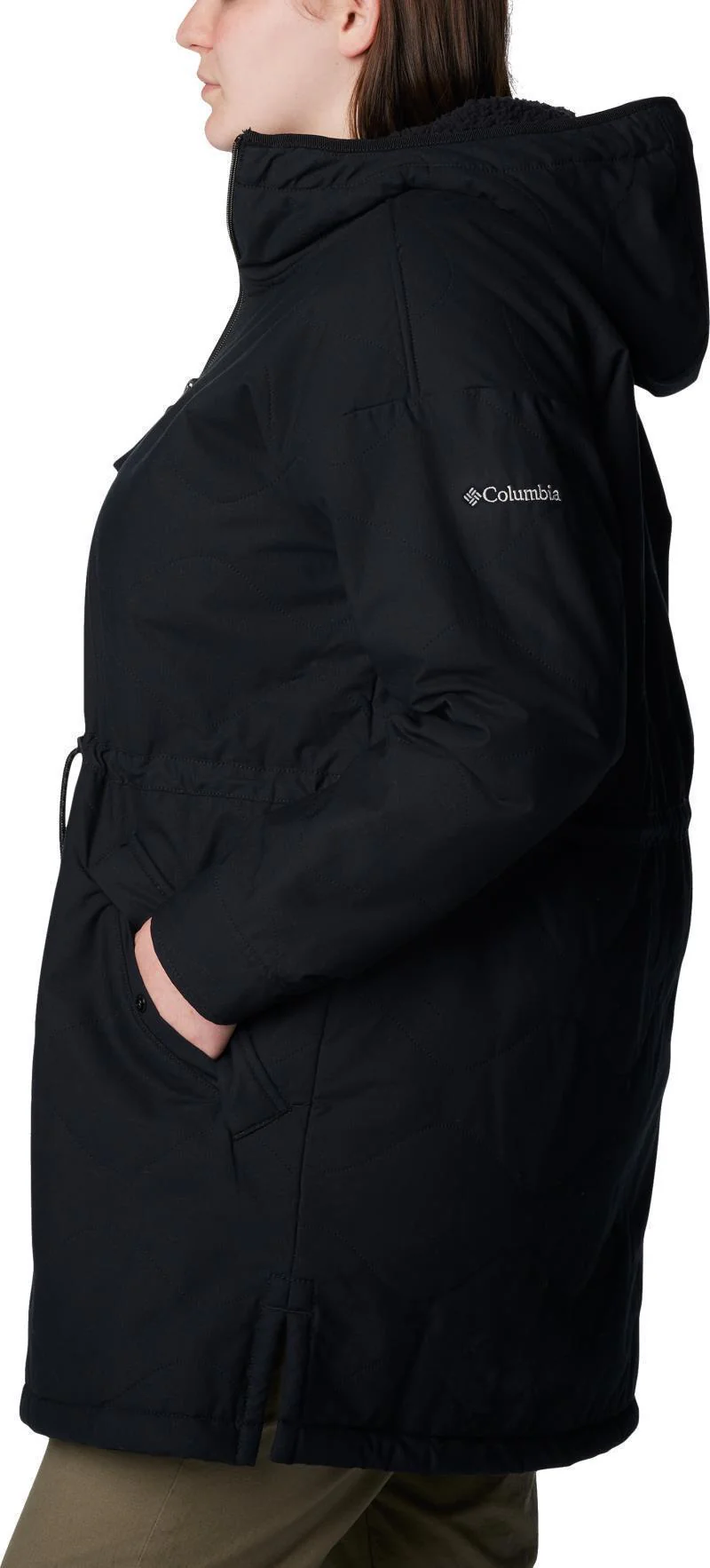 Crystal Crest Quilted Jacket, Extended - Womens - Image 3