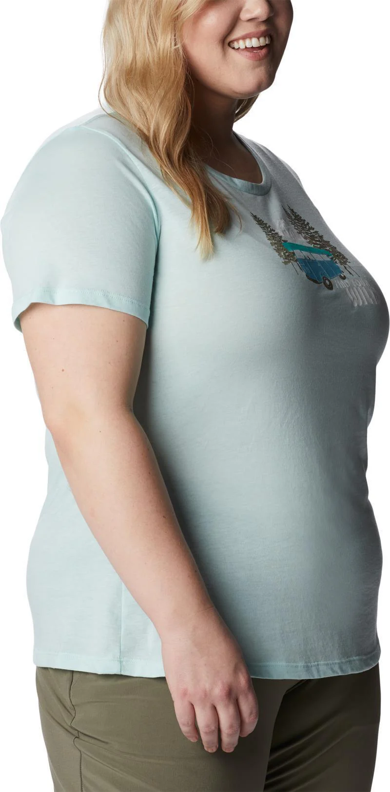 Daisy Days SS Graphic Tee, Extended - Womens - Image 8