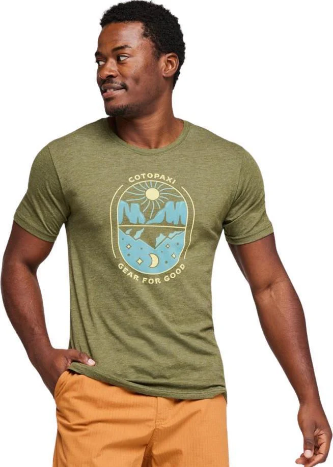 Day and Night Organic T-Shirt - Mens - Image 3
