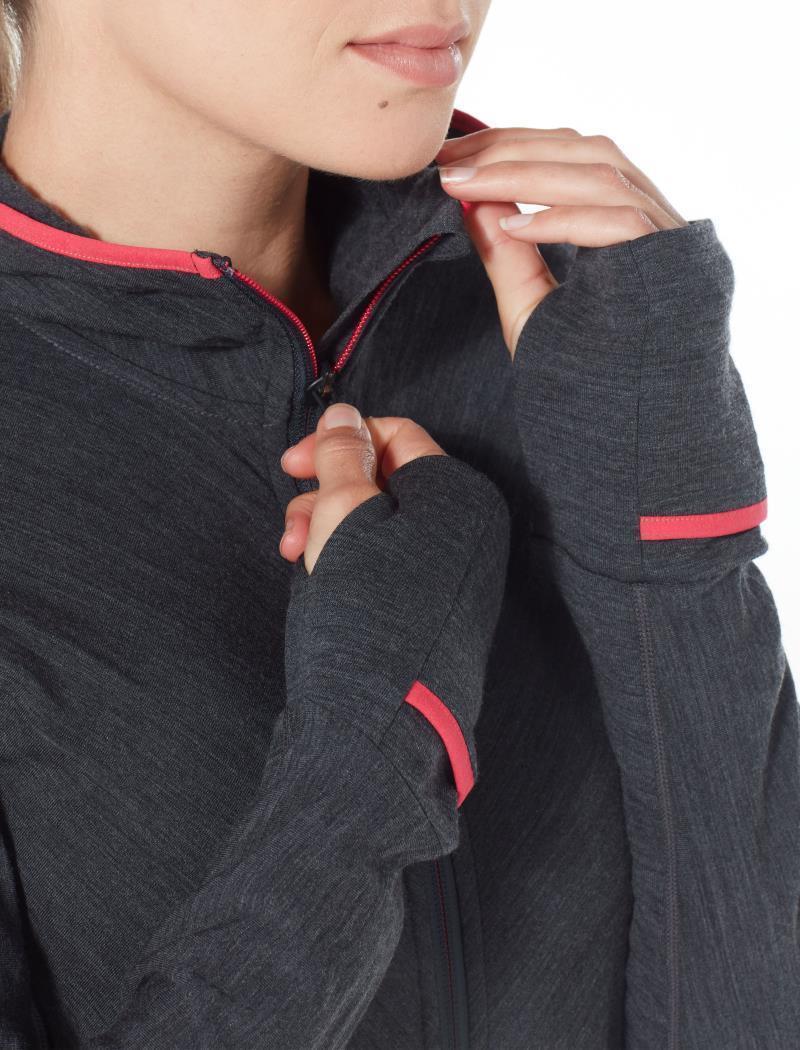 Descender LS Zip Hoodie - Womens - Image 5