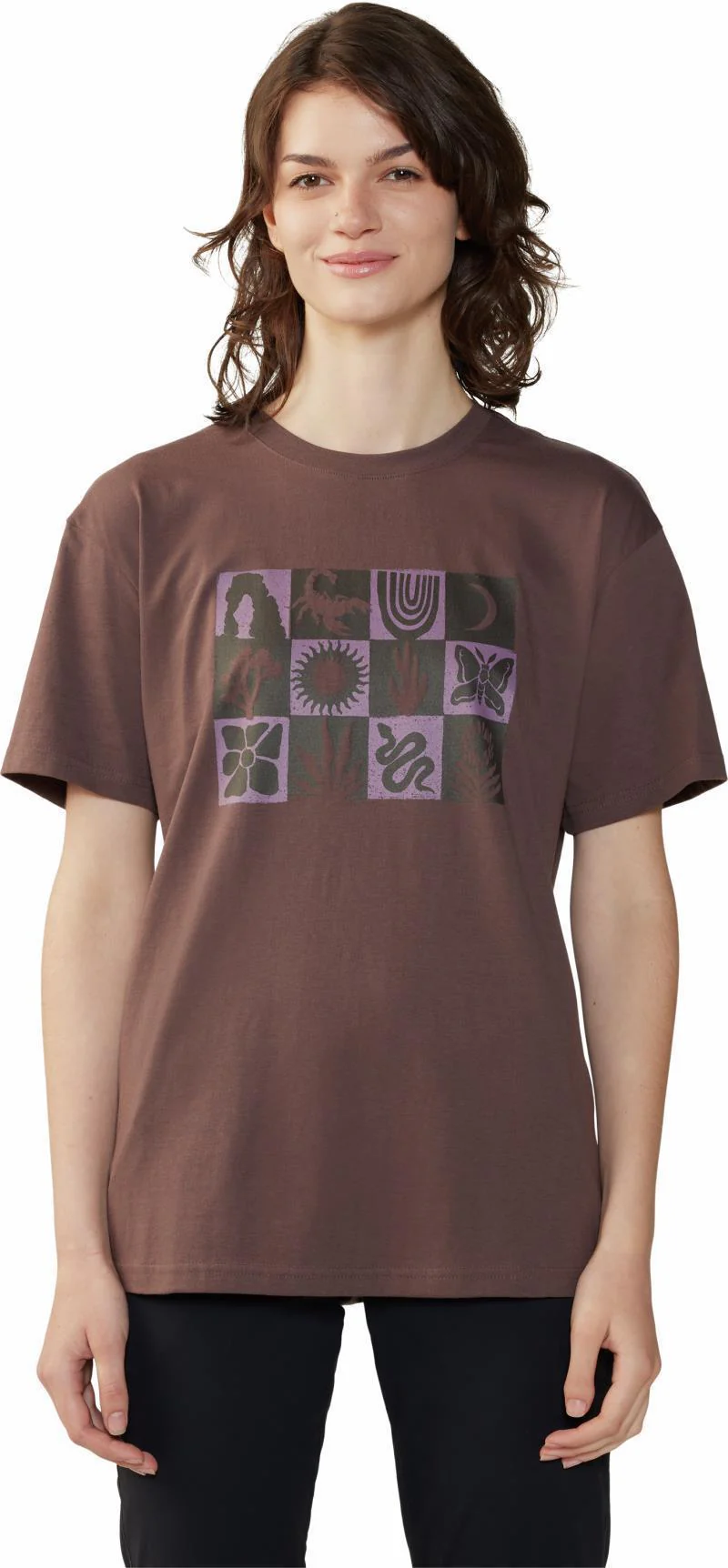 Desert Check Boxy SS - Womens - Image 11