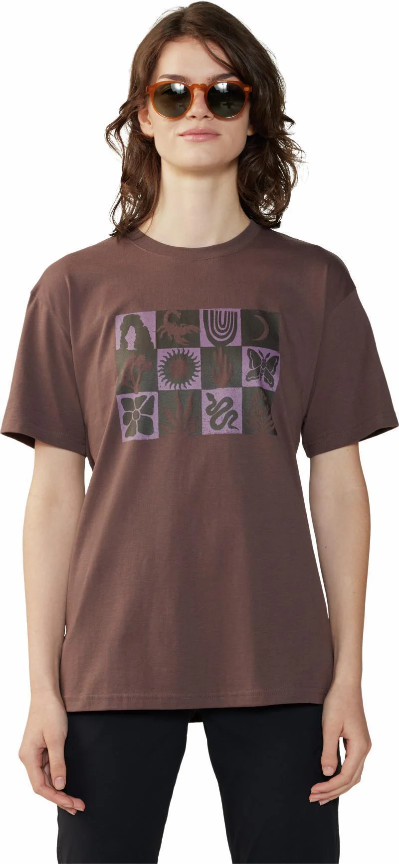Desert Check Boxy SS - Womens - Image 13