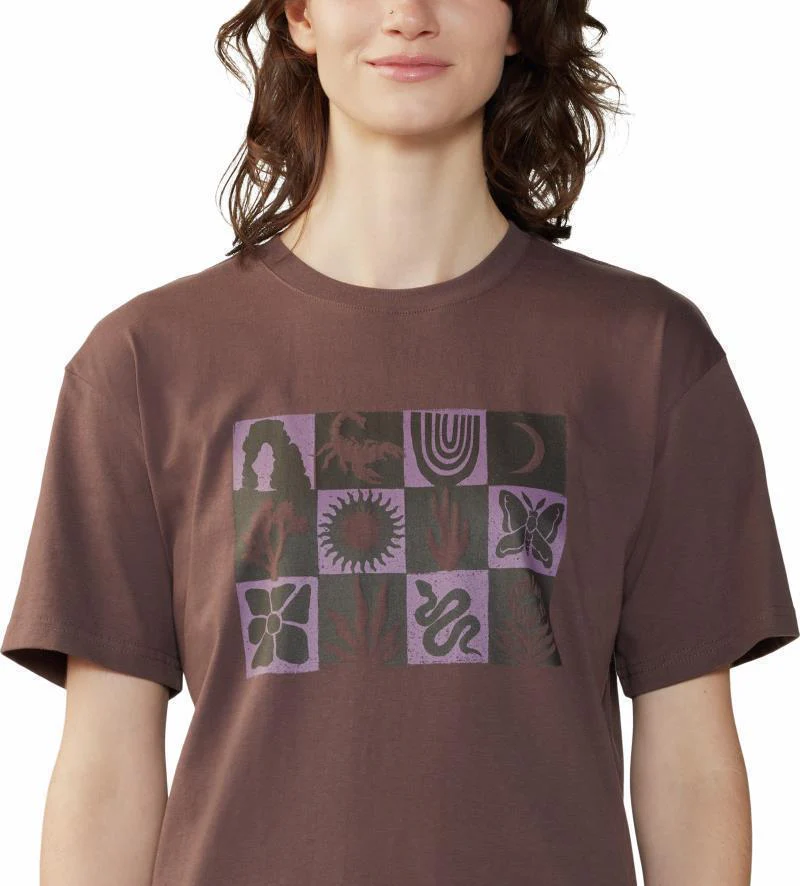 Desert Check Boxy SS - Womens - Image 14