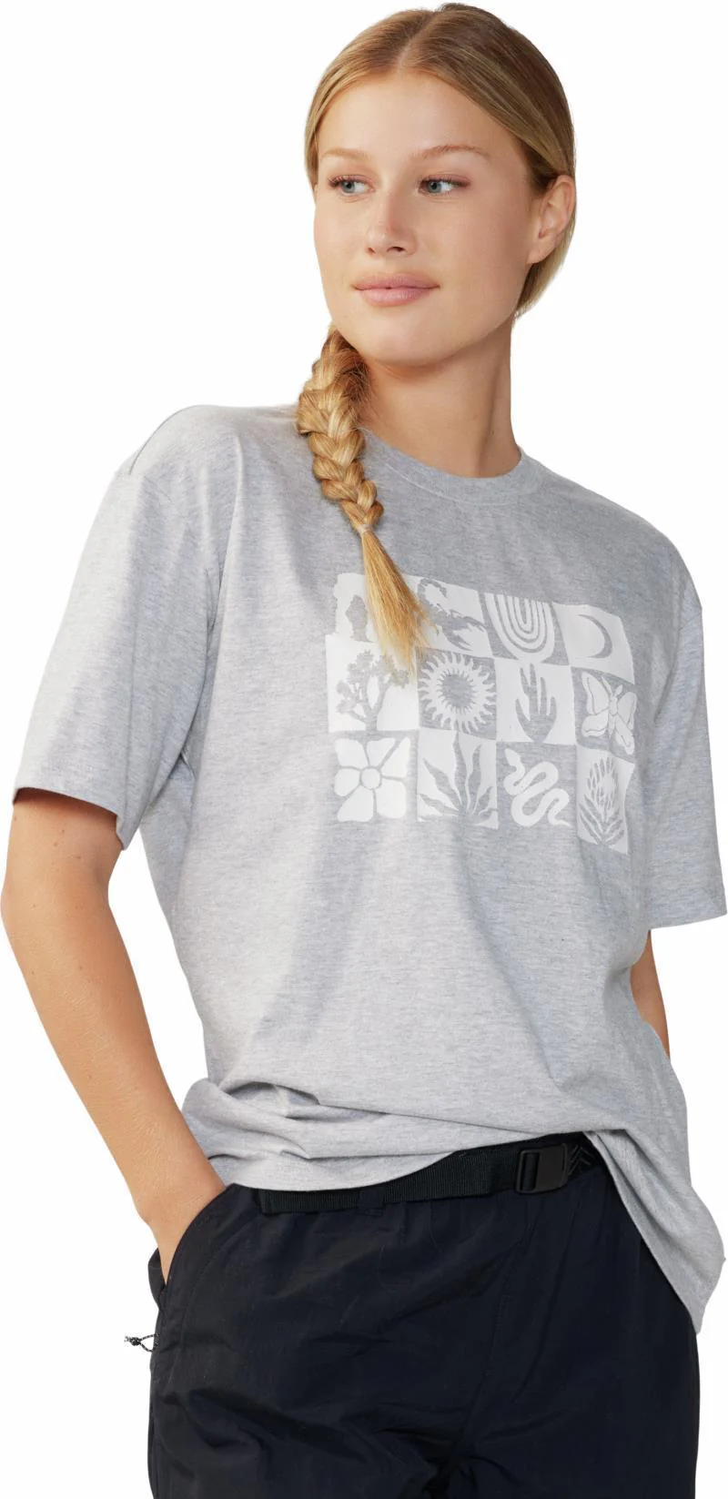 Desert Check Boxy SS - Womens - Image 18